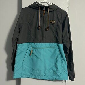 L.L. Bean Women’s Anorak Mountain 1/2 Zip Hooded Pullover Women's XS
